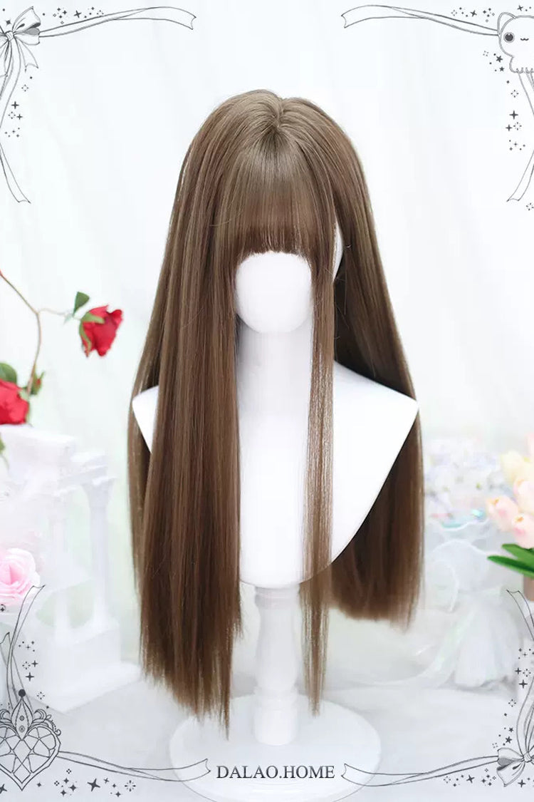 Kawaii Fashion Wig - Light Brown Natural, Brown, Sweet Style - additional product view 3
