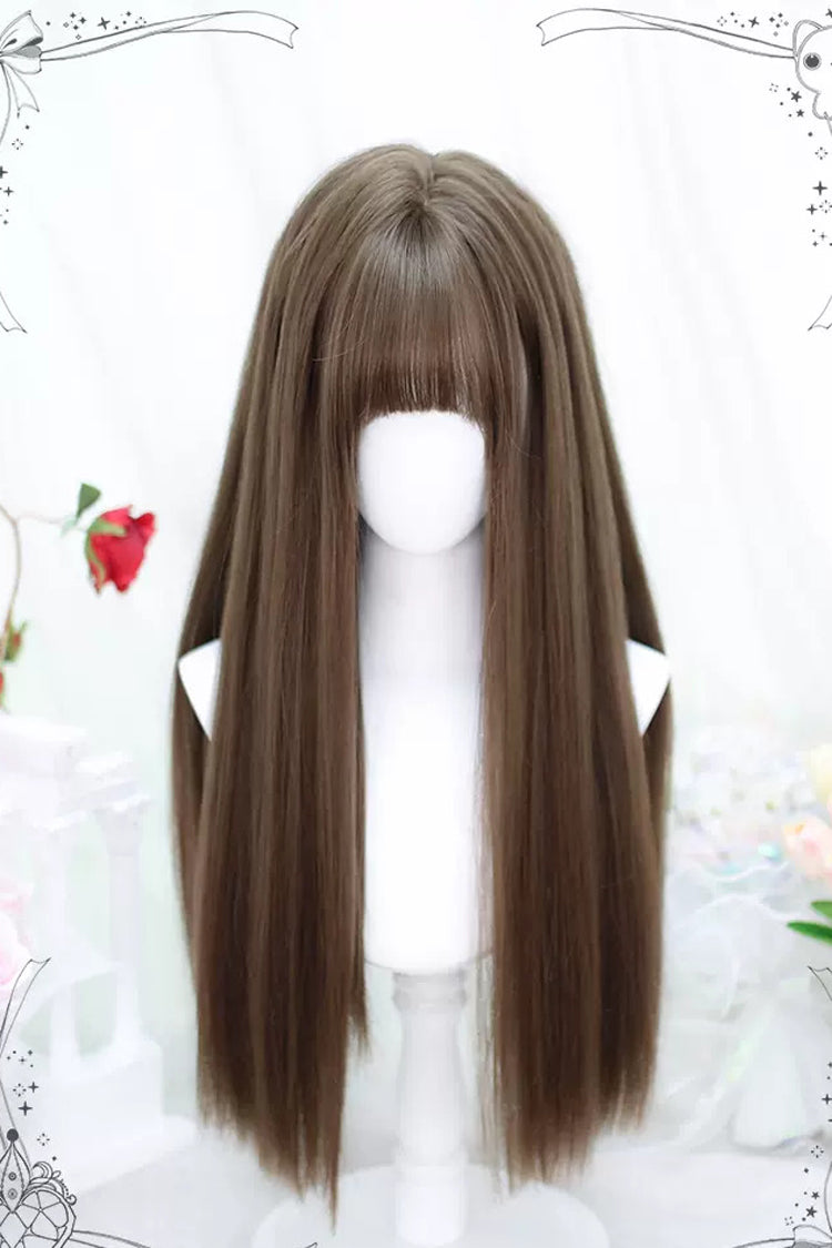 Kawaii Fashion Wig - Light Brown Natural, Brown, Sweet Style - main product image