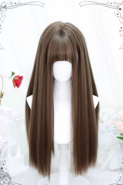 Kawaii Fashion Wig - Light Brown Natural, Brown, Sweet Style - main product image