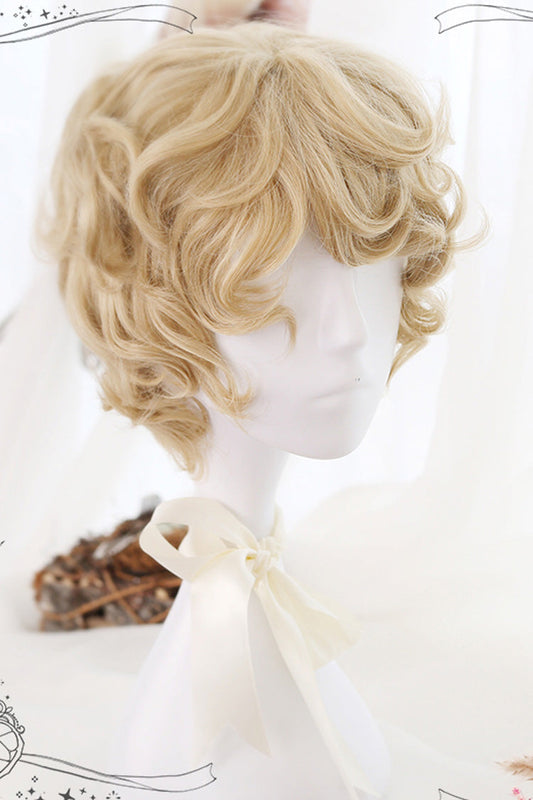 Kawaii Fashion Wig - Linen Platinum Prince Encounter, Linen Platinum - main product image