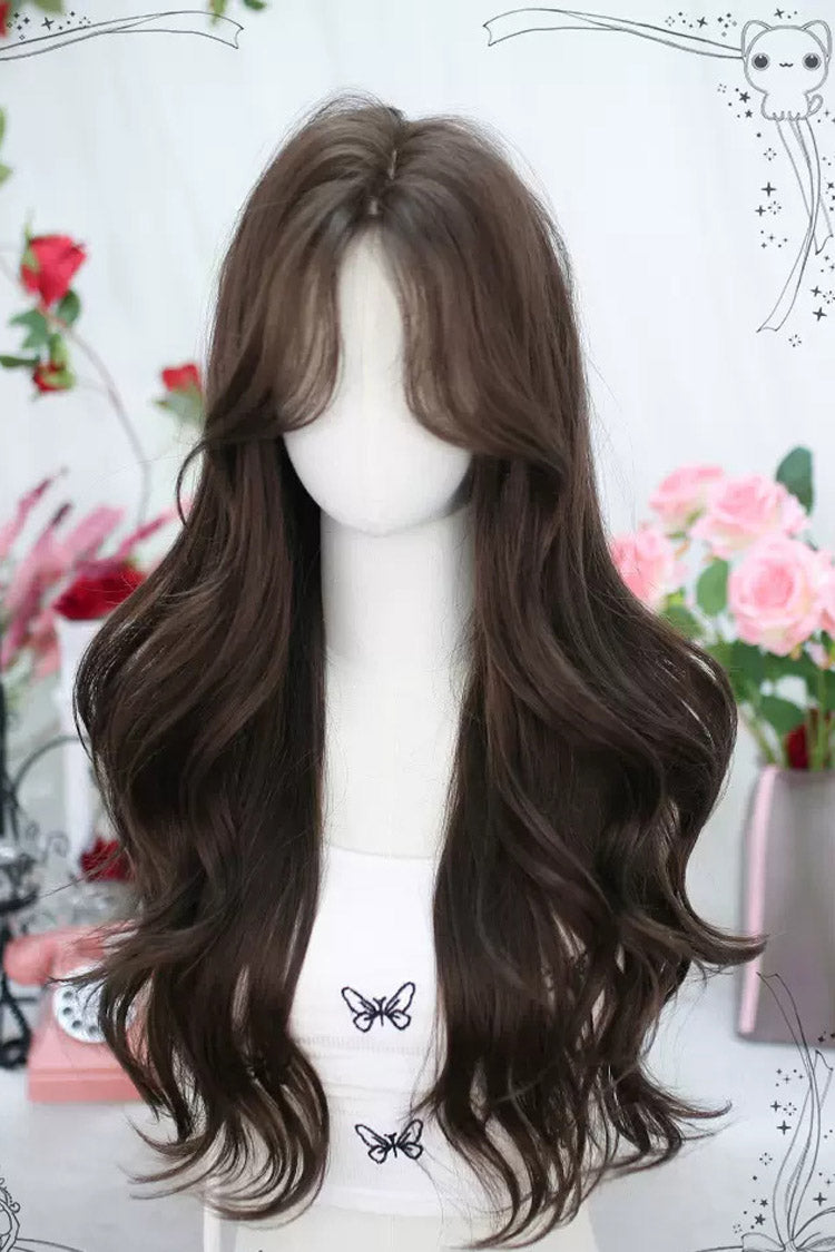 Kawaii Fashion Wig - Moon, Brown, Lace Trim, Sweet Style - Lolita Coordinate Hair - additional product view 2