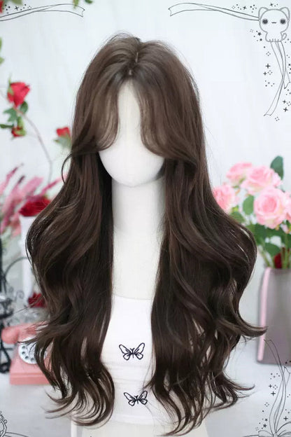 Kawaii Fashion Wig - Moon, Brown, Lace Trim, Sweet Style - Lolita Coordinate Hair - additional product view 2