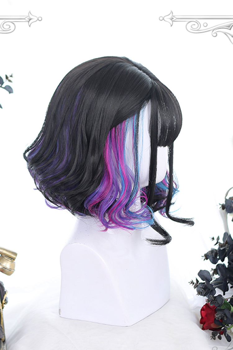 Kawaii Fashion Wig - Multi-color Micro-curl, Multi-Color, Classic Style - additional product view 2