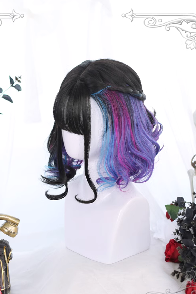 Kawaii Fashion Wig - Multi-color Micro-curl, Multi-Color, Classic Style - additional product view 3