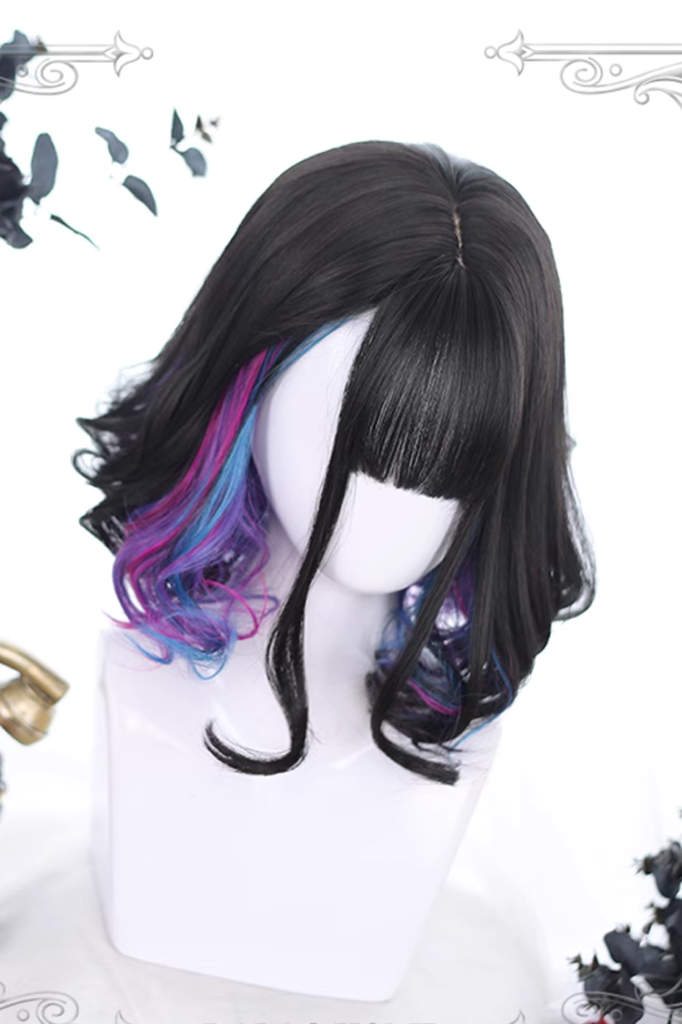 Kawaii Fashion Wig - Multi-color Micro-curl, Multi-Color, Classic Style - additional product view 4