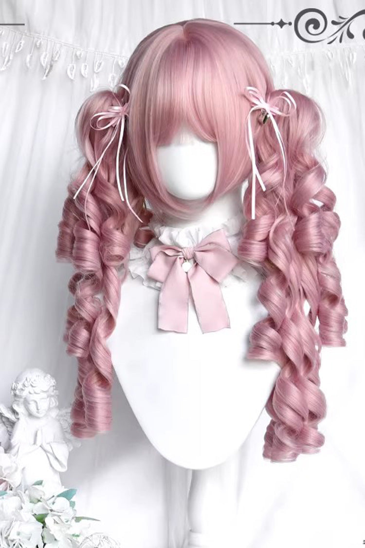 Kawaii Fashion Wig - Multi-layered Roman Curl, Pink, Sweet Style - additional product view 2
