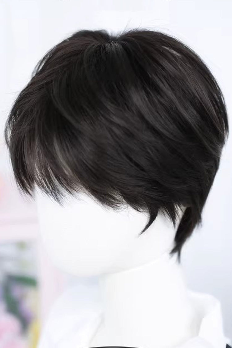 Kawaii Fashion Wig - Natural Black Cool Androgynous, Black - Daily and Convention Styling - additional product view 3