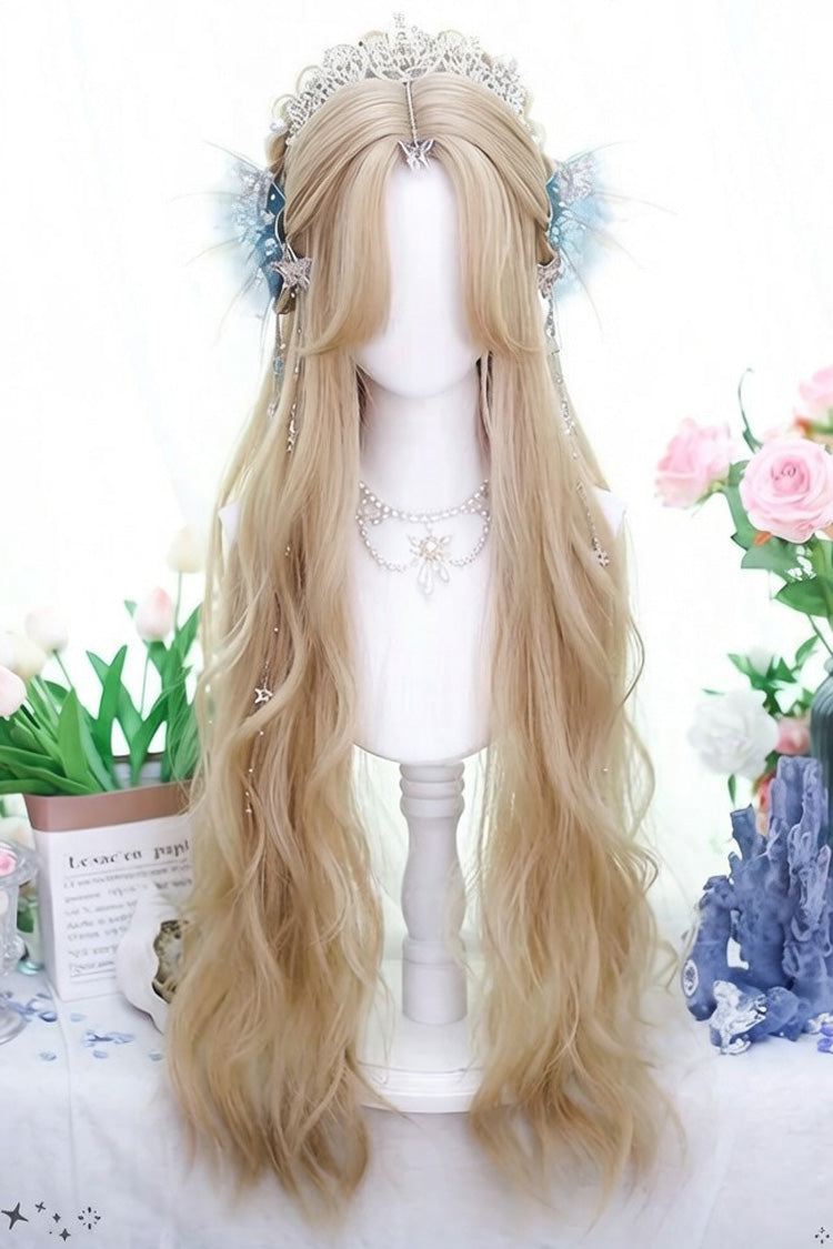 Kawaii Fashion Wig - Natural Eight Bangs, 2 Colors, Sweet Style - One-Size Milk-Tea-Champagne option