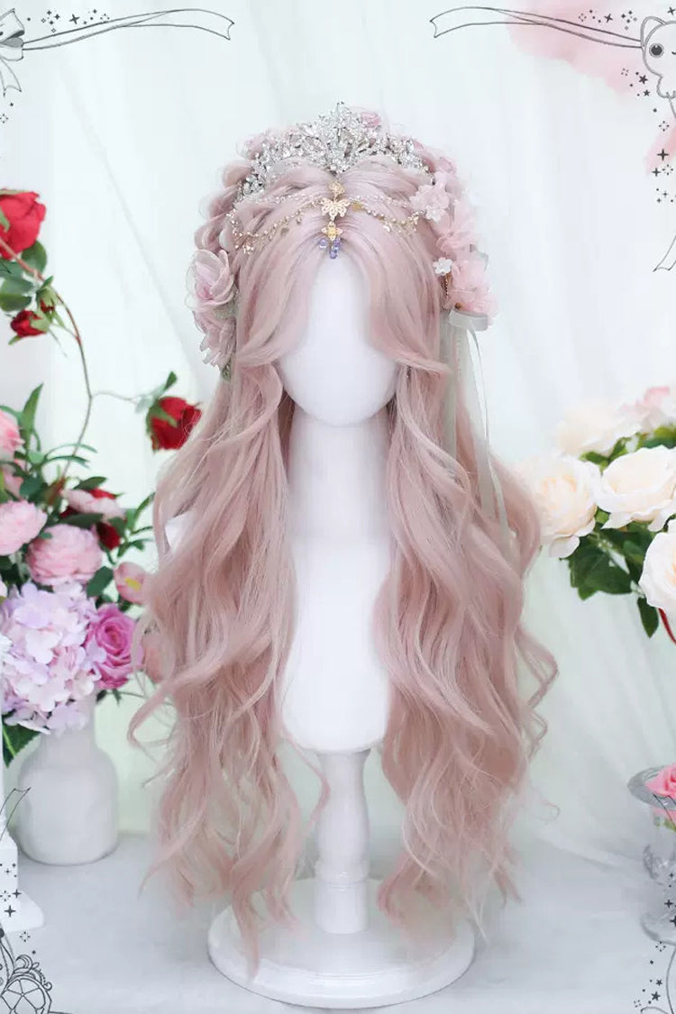 Kawaii Fashion Wig - Natural Eight Bangs, Pink, Sweet Style - Daily and Convention Styling - main product image