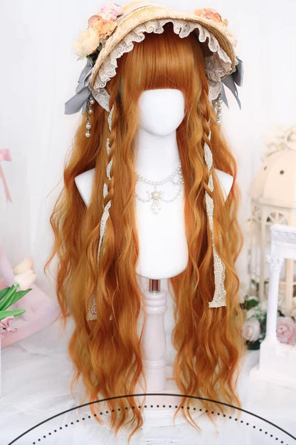 Kawaii Fashion Wig - Orange Brown, Brown, Sweet Style - Daily and Convention Styling - additional product view 2