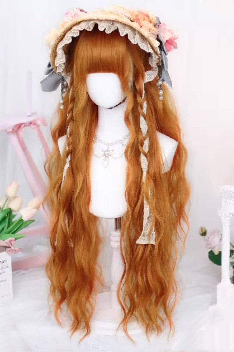 Kawaii Fashion Wig - Orange Brown, Brown, Sweet Style - Daily and Convention Styling - additional product view 3