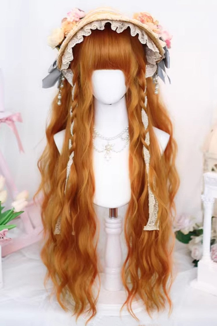 Kawaii Fashion Wig - Orange Brown, Brown, Sweet Style - Daily and Convention Styling - main product image