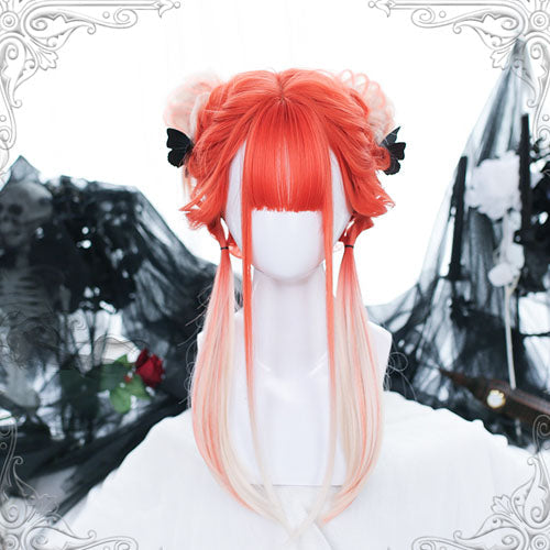 Kawaii Fashion Wig - Orange Gradient, Orange, Sweet Style - Kawaii Outfit Wig - main product image