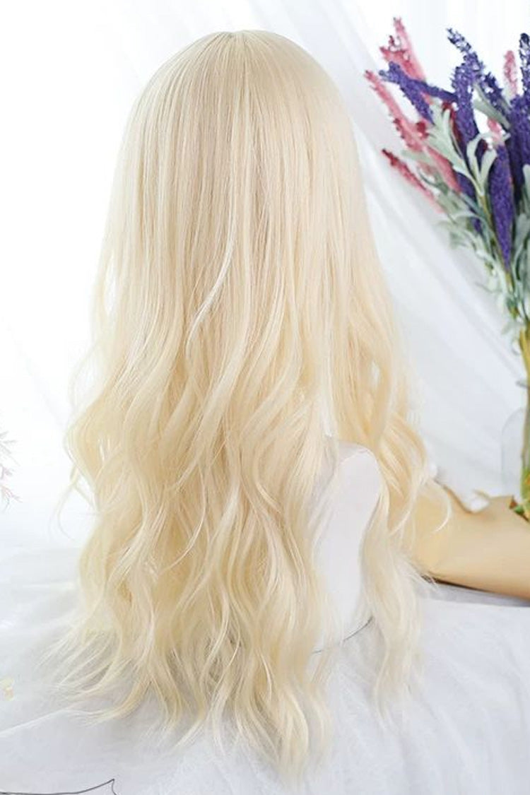 Kawaii Fashion Wig - Platinum-Blonde, Sweet Style, Layered - Daily and Convention Styling - additional product view 3