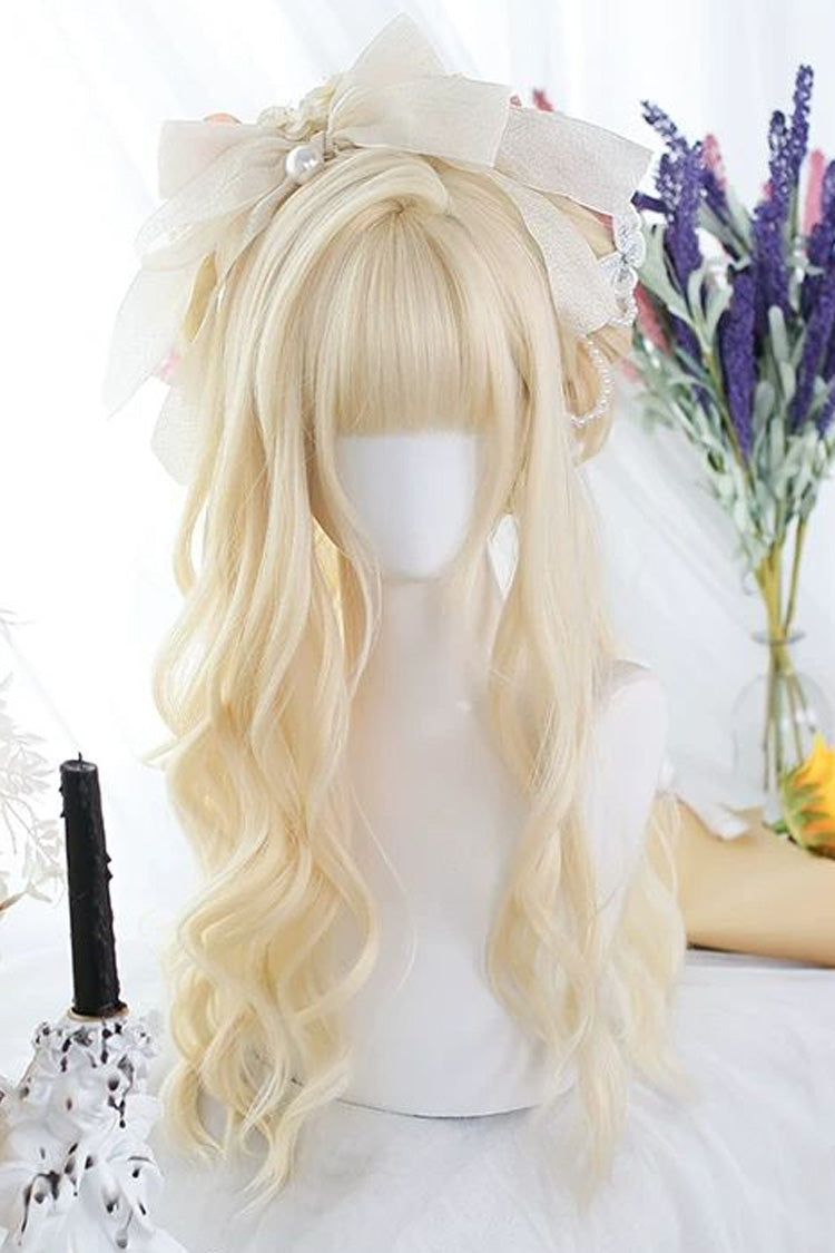 Kawaii Fashion Wig - Platinum-Blonde, Sweet Style, Layered - Daily and Convention Styling - main product image