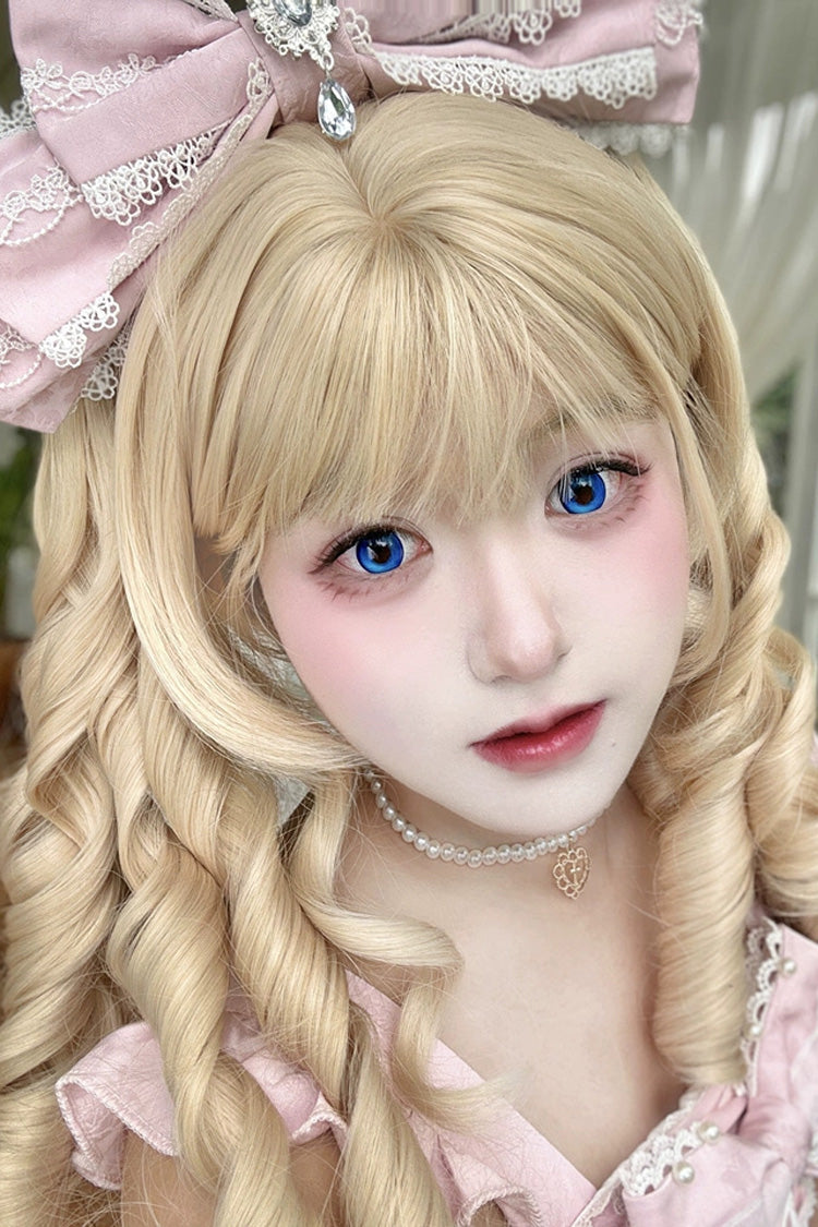 Kawaii Fashion Wig - Roman Curly Double Ponytail, 2 Colors, Sweet Style - additional product view 2