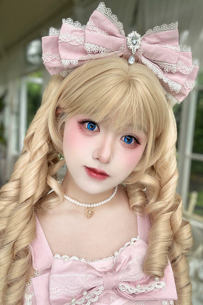 Kawaii Fashion Wig - Roman Curly Double Ponytail, 2 Colors, Sweet Style - additional product view 5