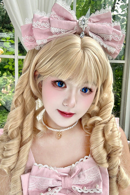 Kawaii Fashion Wig - Roman Curly Double Ponytail, 2 Colors, Sweet Style - additional product view 6