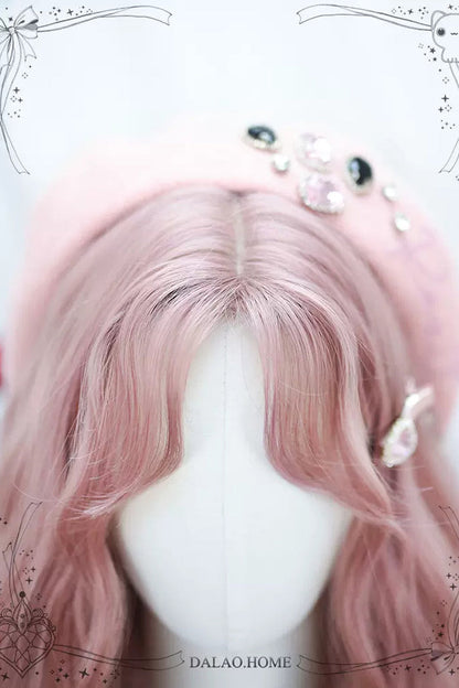 Kawaii Fashion Wig - Secondary Natural Curly, Pink, Sweet Style - additional product view 4
