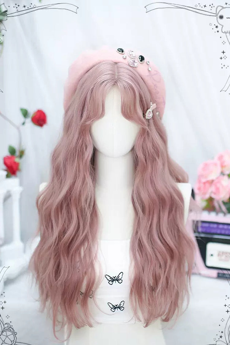 Kawaii Fashion Wig - Secondary Natural Curly, Pink, Sweet Style - main product image