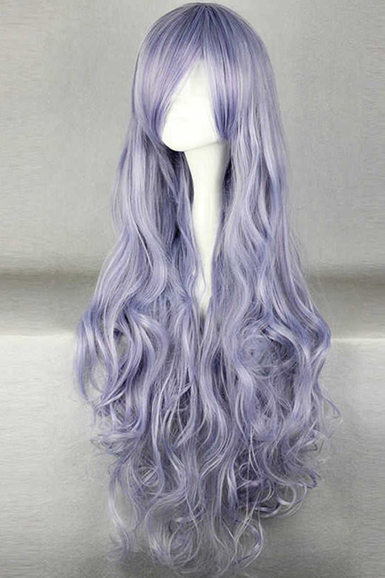 Kawaii Fashion Wig - Slant Bangs, Purple, Sweet Style - Daily and Convention Styling - additional product view 2