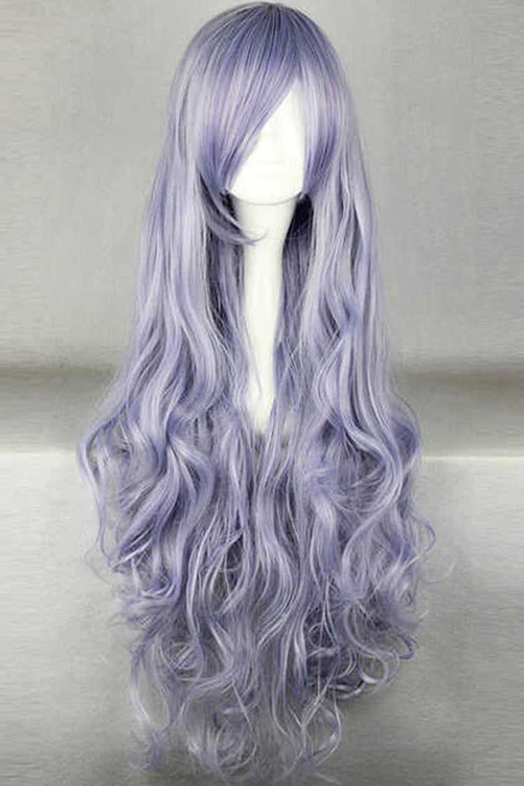 Kawaii Fashion Wig - Slant Bangs, Purple, Sweet Style - Daily and Convention Styling - main product image