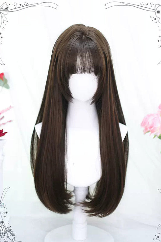Kawaii Fashion Wig - Solid Color Cute, 2 Colors, Sweet Style - main product image