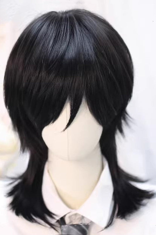 Kawaii Fashion Wig - Stylish Japanese Androgynous, 2 Colors, Sweet Style - One-Size Natural-Black option
