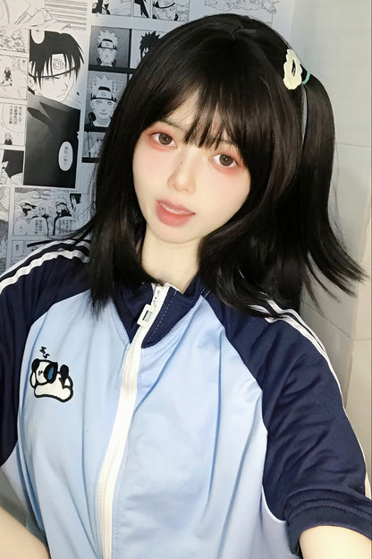 Kawaii Fashion Wig - Tea Brown Straight, 2 Colors, Sweet Style - additional product view 2