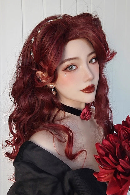 Kawaii Fashion Wig - Villain Miss, Red, Sweet Style - Lolita Coordinate Hair - additional product view 2