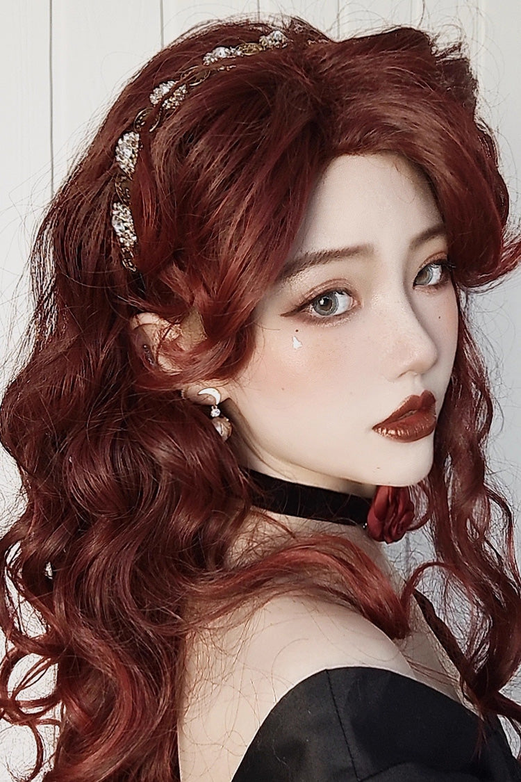 Kawaii Fashion Wig - Villain Miss, Red, Sweet Style - Lolita Coordinate Hair - main product image
