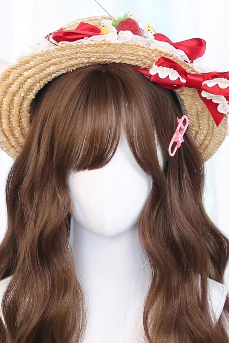 Kawaii Fashion Wig - Warm Brown Japanese Style Wavy, Brown, Sweet Style - additional product view 2