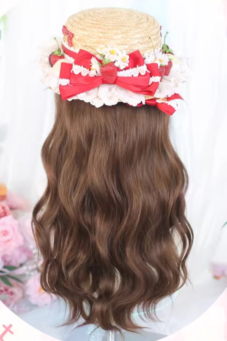 Kawaii Fashion Wig - Warm Brown Japanese Style Wavy, Brown, Sweet Style - additional product view 3