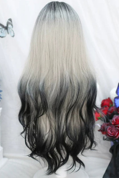 Kawaii Fashion Wig - White/black Gradient, 2 Colors, Classic Style, Sweet Style - additional product view 3