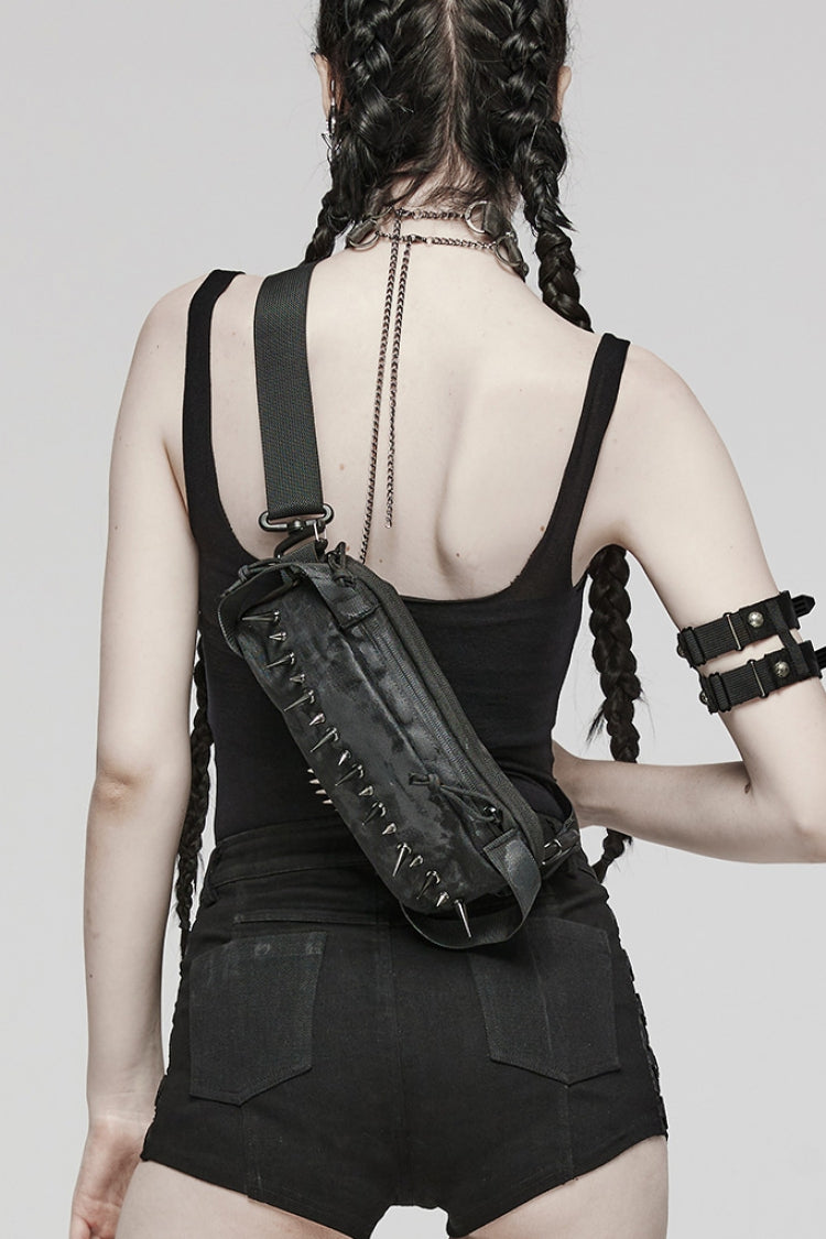 Kawaii Shoulder Bag - Military Rivets, 2 Colors, Women's Style - additional product view 3