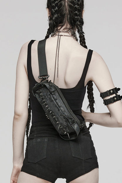 Kawaii Shoulder Bag - Military Rivets, 2 Colors, Women's Style - additional product view 3