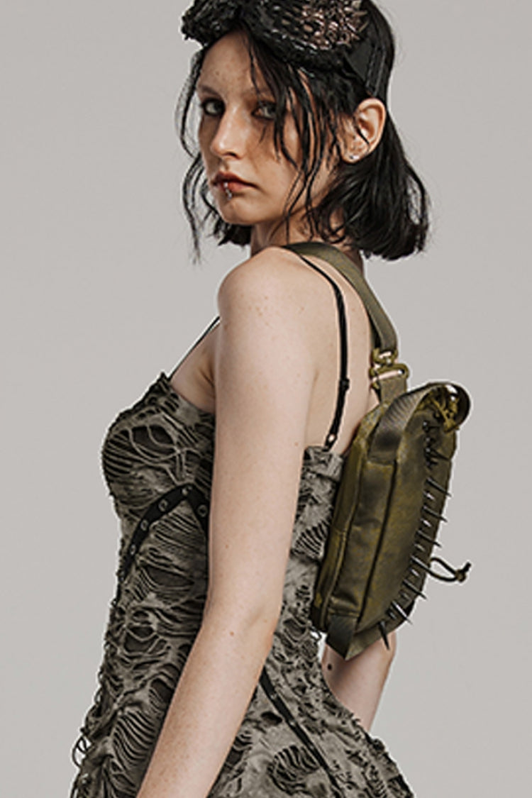 Kawaii Shoulder Bag - Military Rivets, 2 Colors, Women's Style - additional product view 9
