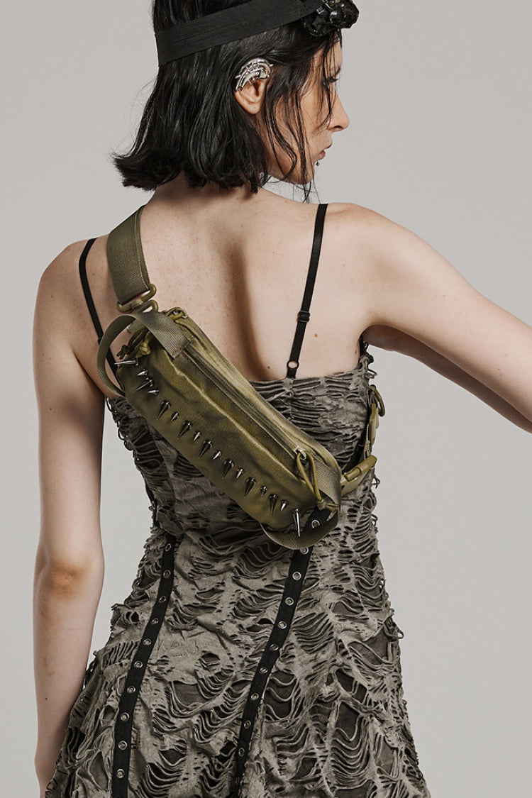 Kawaii Shoulder Bag - Military Rivets, 2 Colors, Women's Style - additional product view 10