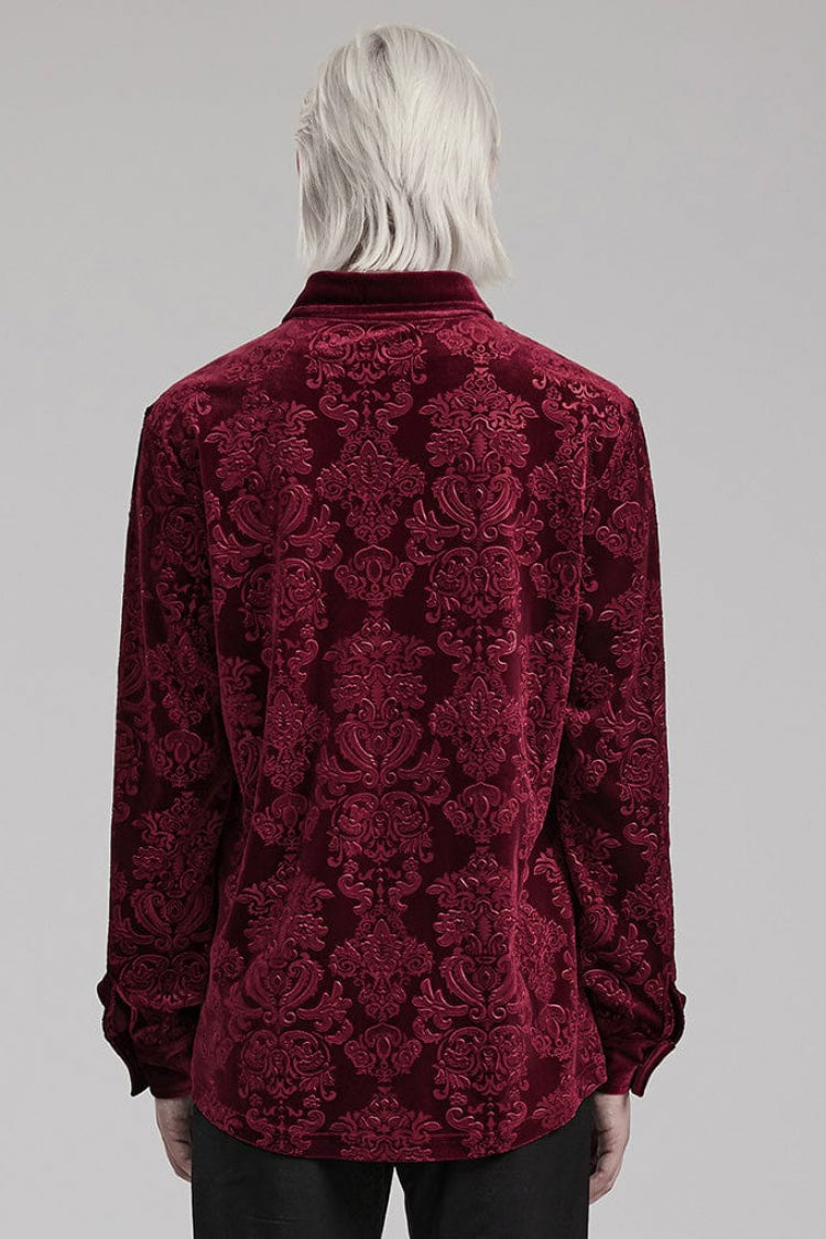 Lolita Blouse - 2 Colors, Men's Style, Printed, Long Sleeves - additional product view 12