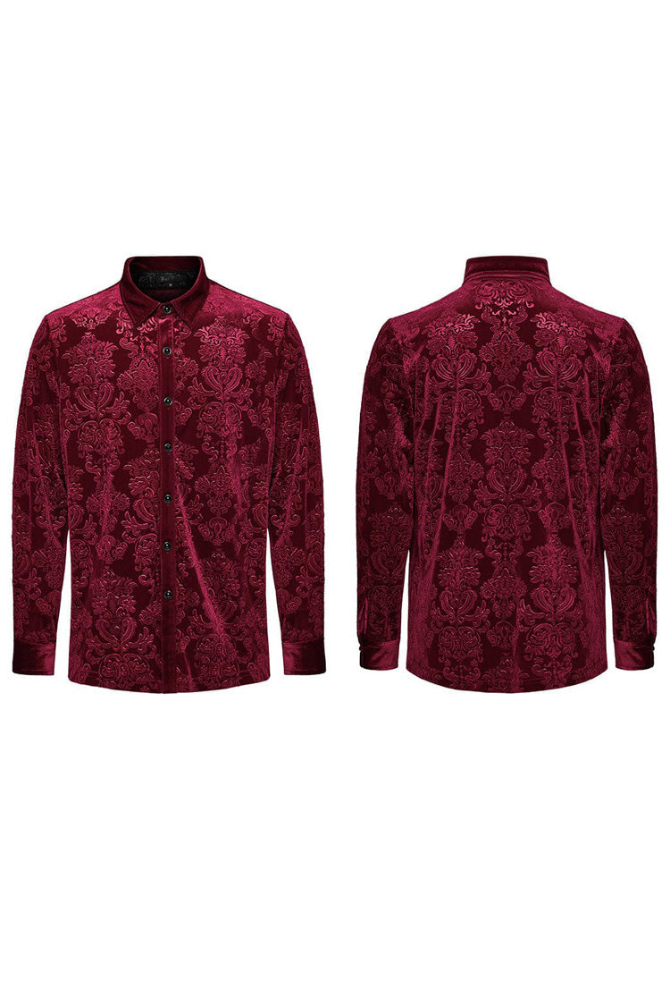 Lolita Blouse - 2 Colors, Men's Style, Printed, Long Sleeves - additional product view 15