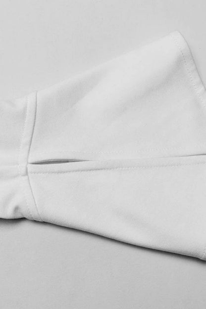 Lolita Blouse - Bat Collar, White, Women's Style, Long Sleeves, Gothic Style - additional product view 9