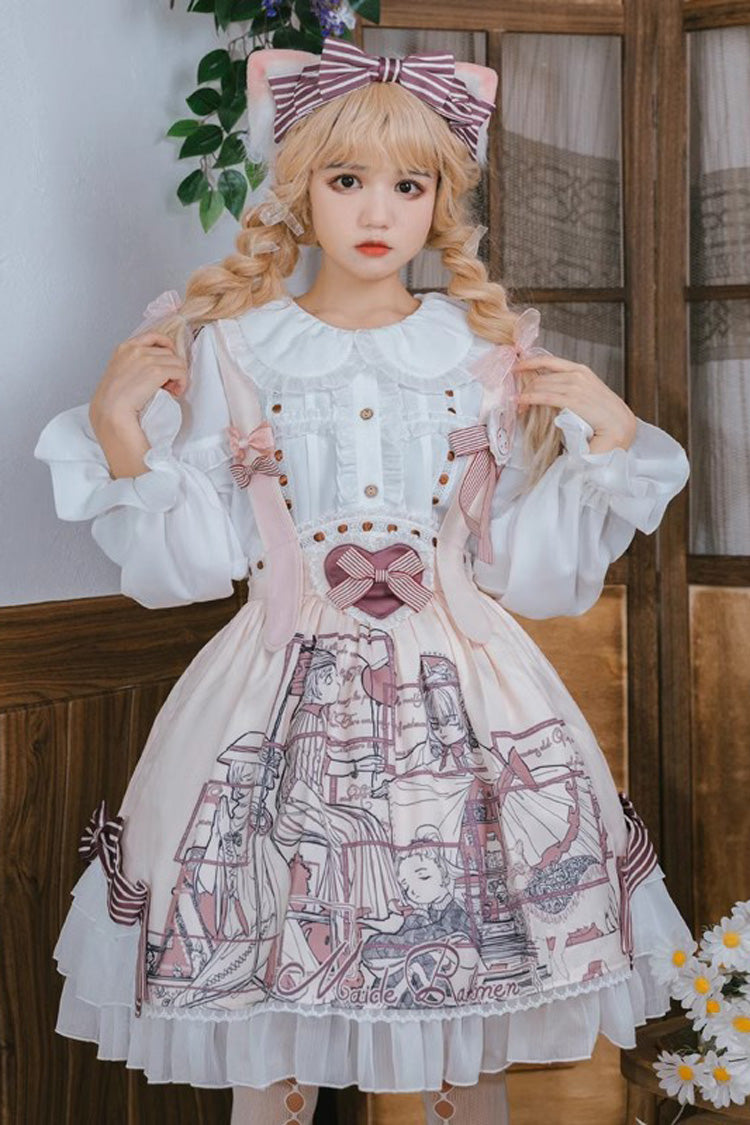Lolita Blouse - Doll Collar, White, Lace Trim, Long Sleeves, Sweet Style - additional product view 5