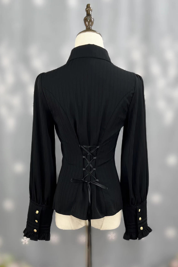 Lolita Blouse - Enchanted Dreamland, 6 Colors, Long Sleeves, Classic Style, Lace Trim - additional product view 6