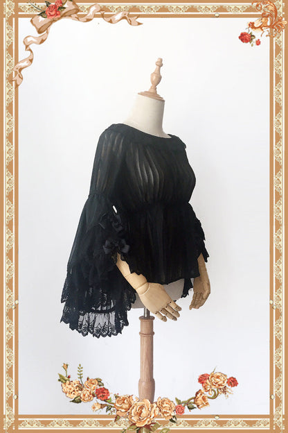 Lolita Blouse - Fairytale Ball Party Big Hime, 3 Colors, Sweet Style - additional product view 7