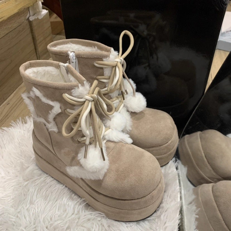 Lolita Boots - Star, 2 Colors, Sweet Style - Alternative Fashion Shoes - additional product view 3