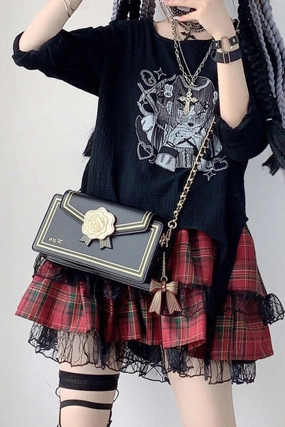 Lolita Character Bag - Chain Rose, 5 Colors, Sweet Style - Kawaii Daily Carry - additional product view 14
