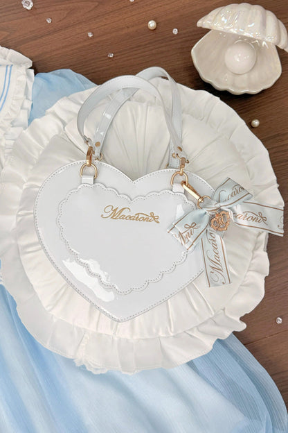 Lolita Character Bag - Heart-shaped, 4 Colors, Bow Detail, Sweet Style - additional product view 4