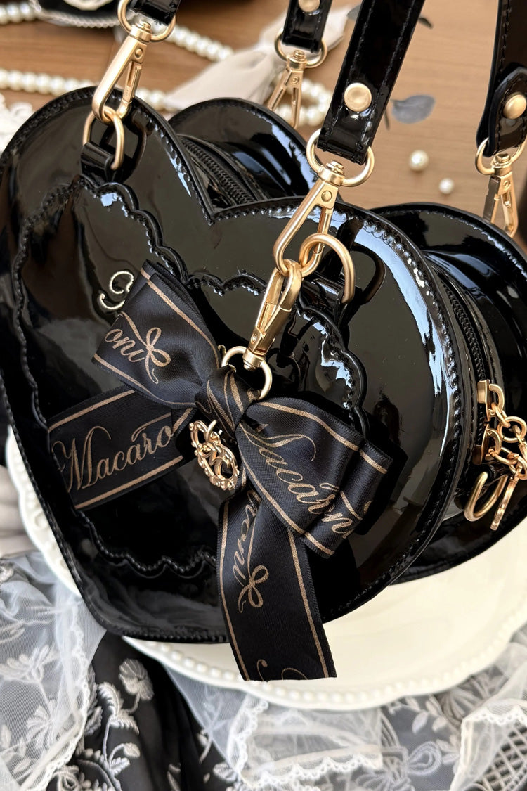 Lolita Character Bag - Heart-shaped, 4 Colors, Bow Detail, Sweet Style - additional product view 12