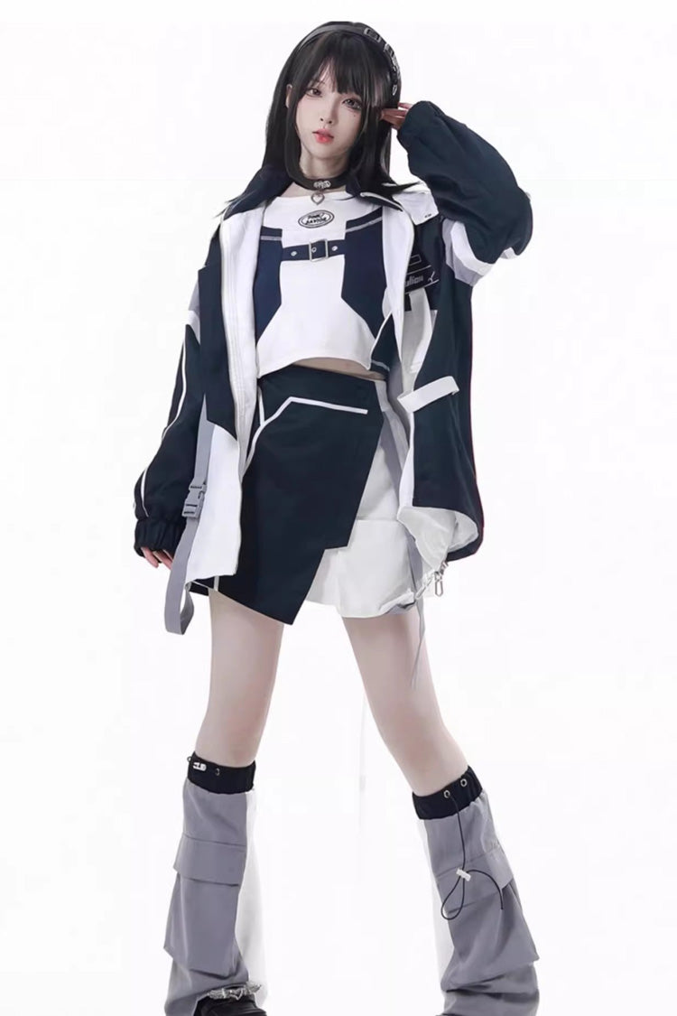 Lolita Coat - Message Overload, 2 Colors, Long Sleeves, Embroidered - additional product view 3
