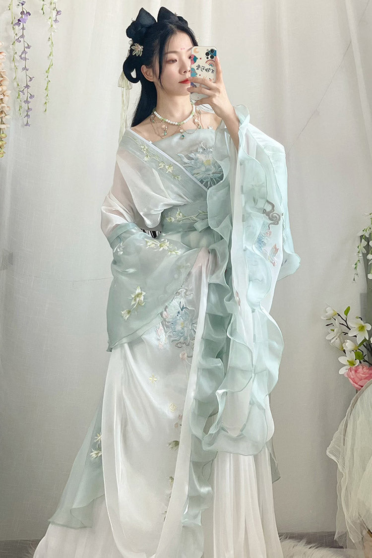 Lolita Coordinate Set - High Waisted Print, Green, High Waist, Embroidered, Sweet Style - additional product view 2